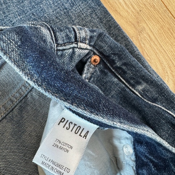 Pistola Blue Distressed Boyfriend Jeans - Picture 7 of 8